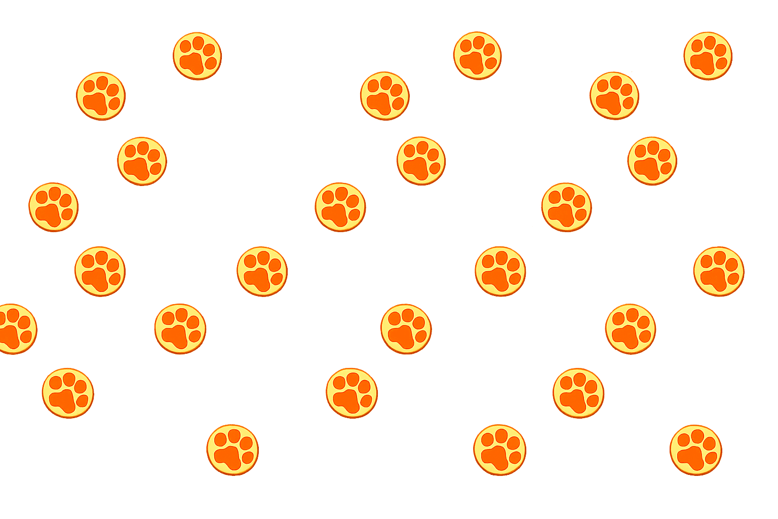 Paw print background